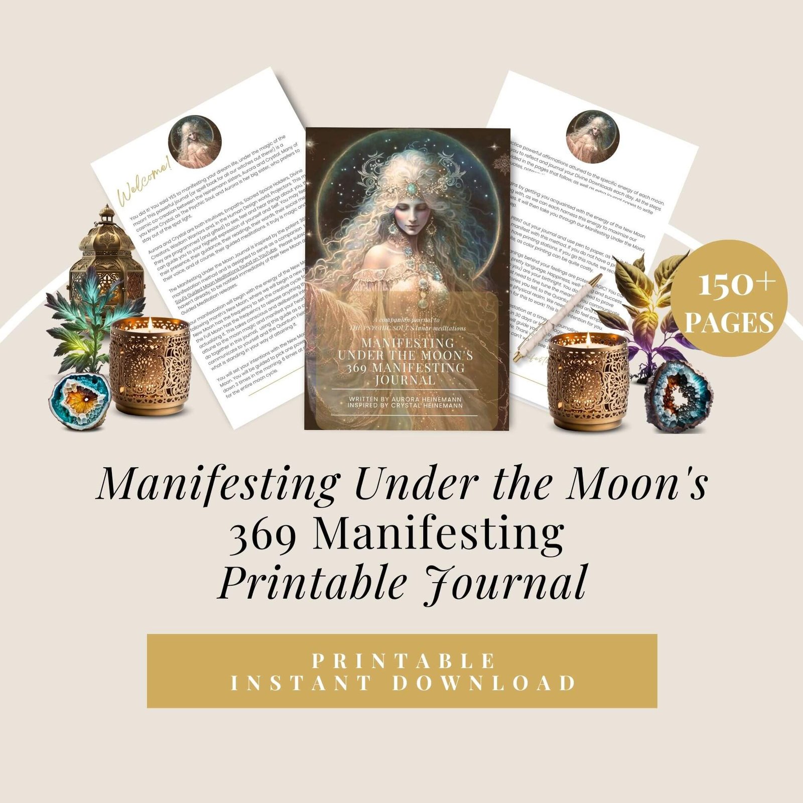 Moon Cycle Journal: 13 Moon Monthly Diary For Women Monitor Mood , Support  Manifestation , Visualization and Monthly Intentions , Undated Planner :  Books, Spiritual Awakening Portal: : Books